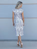 VVC Sheath Dress Zebra Wedding guest Dress