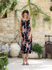 Midi Flower Dress Wedding Guest Dress