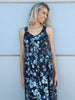 Hand embroidered sequin floral mullet dress size 36–44