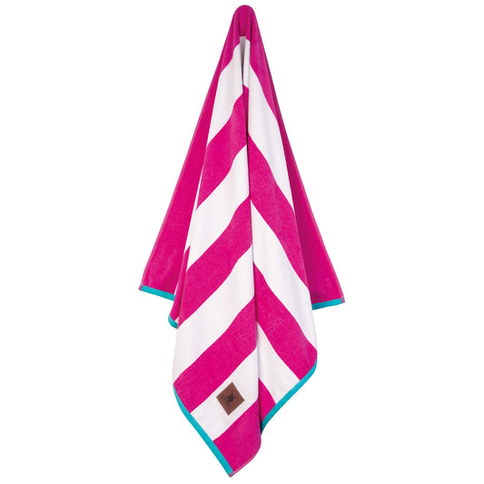 Greenwich Polo Club Beach Towel 90x170 cm Pink Stripes 3817