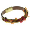 Leather Bracelet yellow GOLD