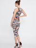 Animal Print Pencil Dress for Events in Sitia Crete, animal print crete