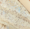 Shiny Sequin Long Blazer in Black or Beige – Elegant Italian Design by Kenco