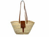 Small Leather Strap Basket