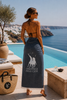 Greenwich Polo Club Muslin Pareo 85x170 cm – Luxury Beach Towel with Fringes in 3 Colours