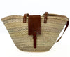 Basket Natural With Leather Strap