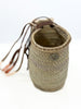 Basket Natural With Leather Strap