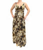 Lovely Brown Silk Maxi Dress - On Sale - On Sale - On Sale ! ! !