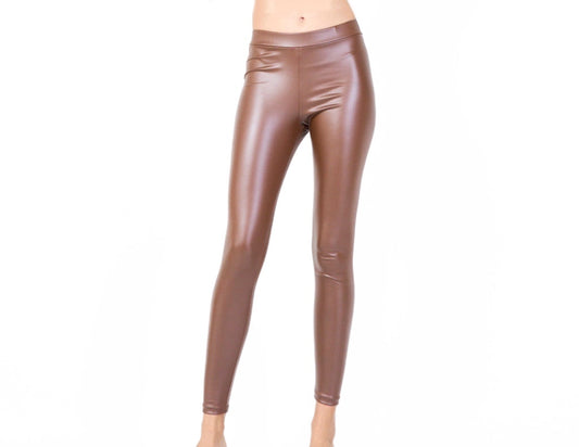 Faux Leather Leggins