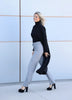 Long Black A-Line Blazer – Tailor Made, Slim Cut, Custom Size