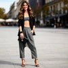 Low Leg Hose - Haremhose -  in Schwarz