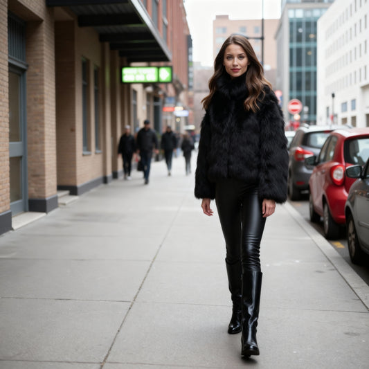 Faux Leather Leggins