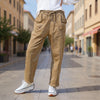 Women’s Camel Brown tapered carrot cut pants — premium winter collection on sale at the VVC Shop Sitia and online store.