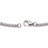 Close-up of the open silver-tone lobster clasp on a diamond-white rhinestone choker necklace by VVC Shop Sitia.