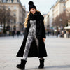 Snake Outfit Silk Touch Snake Print Batwing Arms Designer Outfit