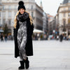 Snake Outfit Silk Touch Snake Print Batwing Arms Designer Outfit