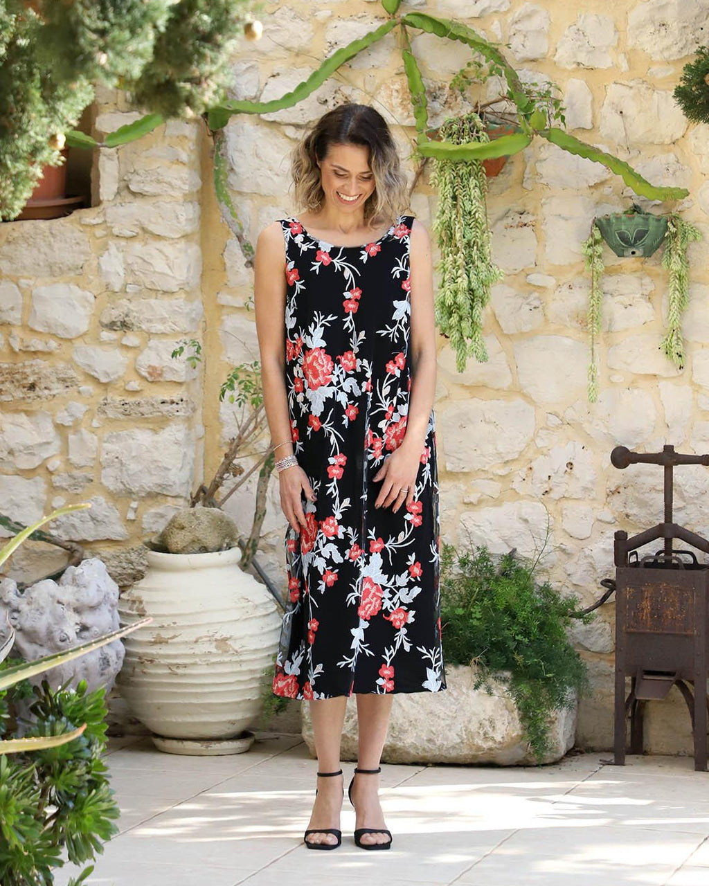 Backless Midi Flower Lace Dress – Summer Boho Style, Romantic Fit, VVC –  VVC