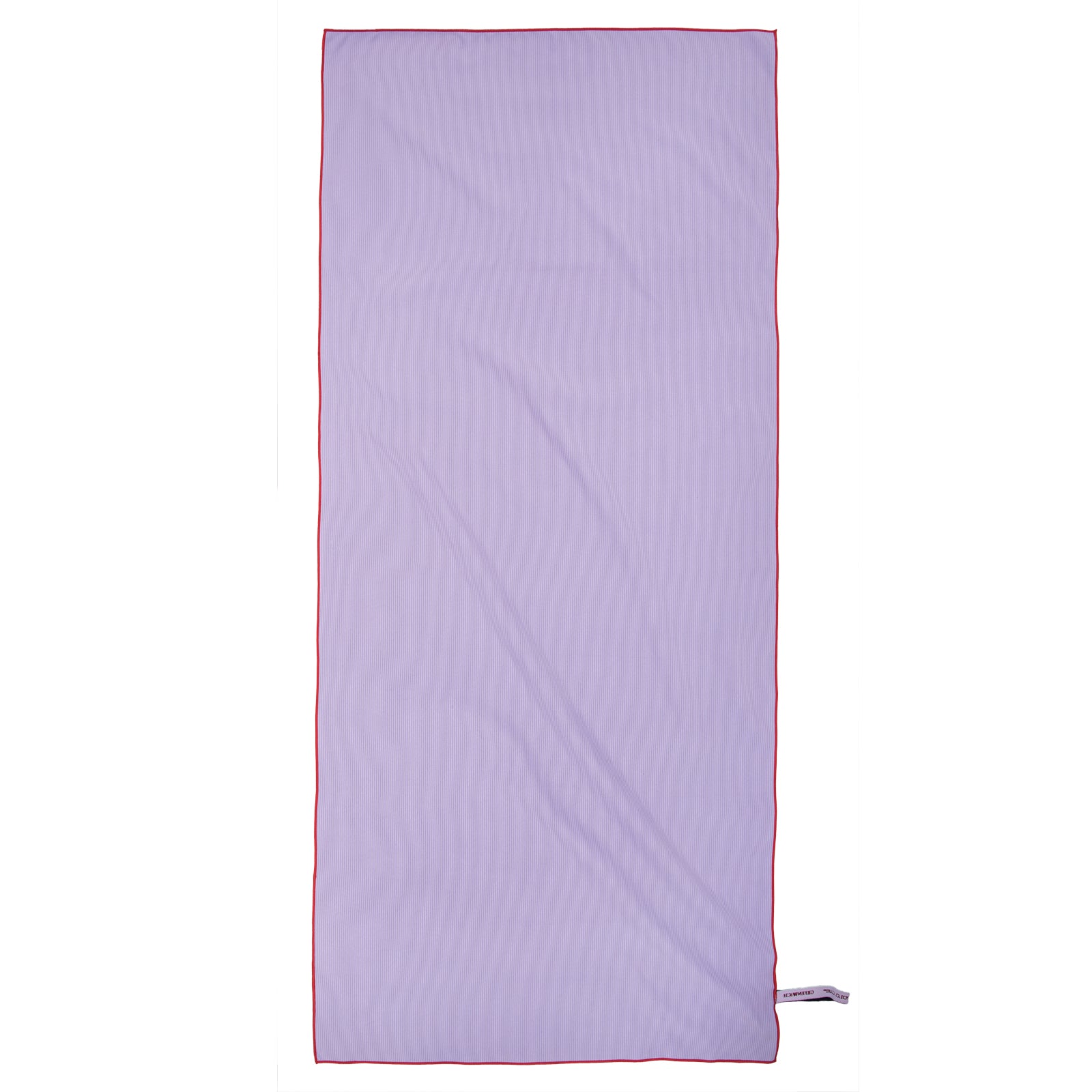 Greenwich Polo Club beach towel 5231, 80x180 cm lavender microfiber towel with red border and lightweight fast drying design