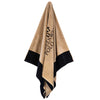 Greenwich Polo Club beige black beach towel 90x170 cm model 4046, soft absorbent cotton jacquard towel for beach gym spa