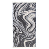 Greenwich Polo Club gray wave maxi pareo towel 3682 displayed at Mediterranean poolside in Crete