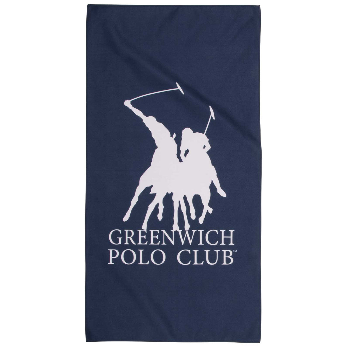 Dark blue Greenwich Polo Club Gym Collection Microfiber Towel 4189, fast-dry sports towel made from 100% premium microfiber