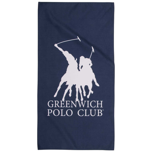 Dark blue Greenwich Polo Club Gym Collection Microfiber Towel 4189, fast-dry sports towel made from 100% premium microfiber