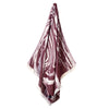 Greenwich Polo Club bordeaux marble pareo towel 3683 hanging display with fine fringes