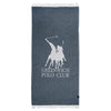 Greenwich Polo Club Maxi Pareo Towel collection in grey, dark grey and dark blue, cotton muslin beach and spa towels at VVC SHOP Sitia, Crete
