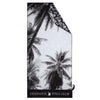 Greenwich Polo Club microfiber beach towel 80x170 cm with black and white palm tree print design model 3875