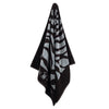 Greenwich Polo Club black zebra beach towel 3604 hanging at luxury yacht and beach resort lifestyle location