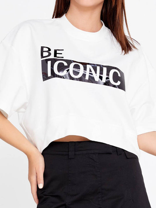 Crop Top "Be Iconic"