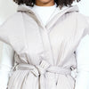 Daunt Vest collection – available in purple, white, lime green, gray, camel brown