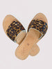 lightweight festival sandal with leopard print and non-slip rubber sole by VVC