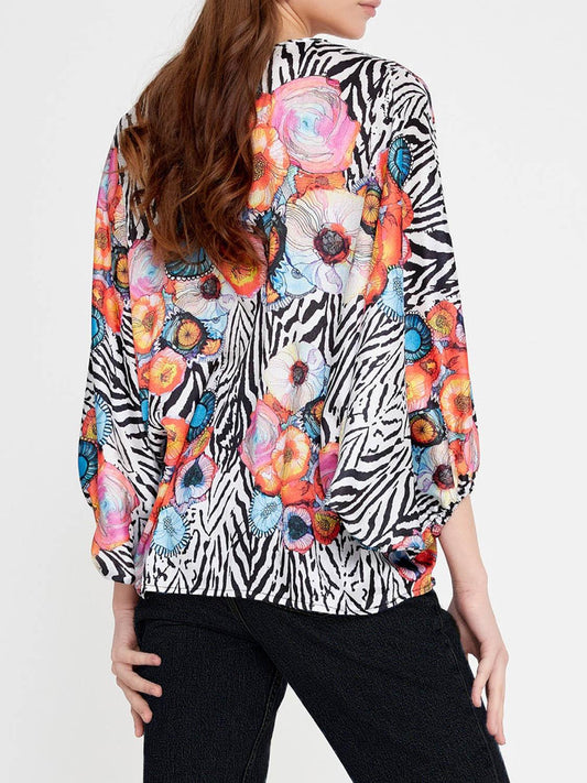 Lovely Poppy Flower Blouse