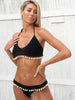 Bikini Set Shells Black