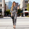 Snake Outfit Silk Touch Snake Print Batwing Arms Designer Outfit