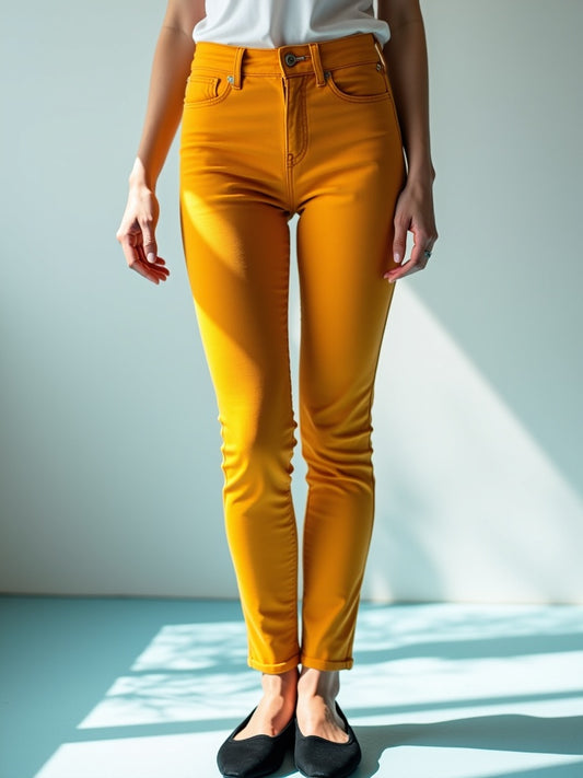 Mustard Skinny Jeans