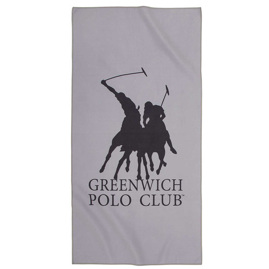 Soft microfiber workout towel by Greenwich Polo Club, gray 