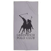 Soft microfiber workout towel by Greenwich Polo Club, gray 