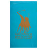 Premium beach towel 90x170 cm with woven Polo player artwork GREENWICH POLO CLUB TM