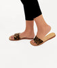 premium leopard print sandals handcrafted in Morocco VVC shop Sitia