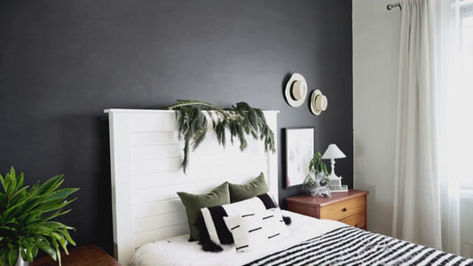Black and White Stripe Bio Cotton Blanket